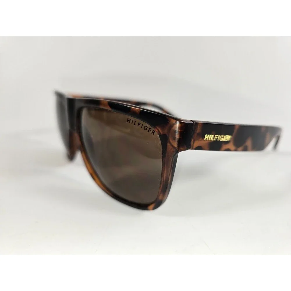 Tommy Hilfiger “Tanner” MP OM302 Square Sunglasses – Tortoise Frame